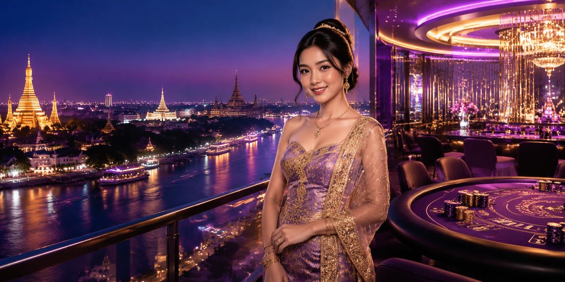 မြန်မာနိုင်ငံအွန်လိုင်းကာစီနို ညအချိန် အလင်းရောင်ပုံ